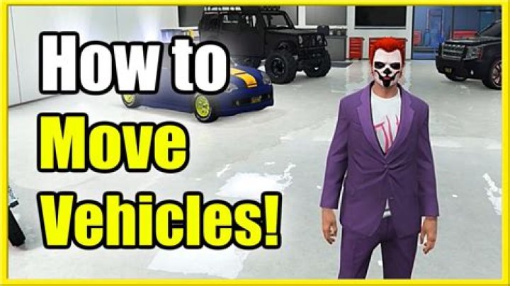 How to move cars from garage to garage gta