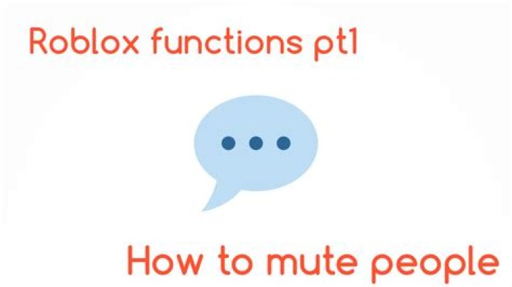How to mute people on roblox