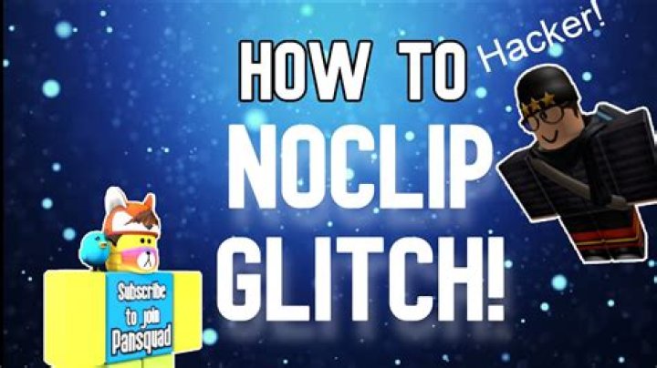 How to noclip in roblox