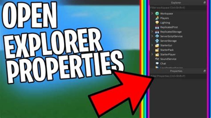 How to open explorer in roblox studio