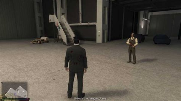 How to open hangar door gta