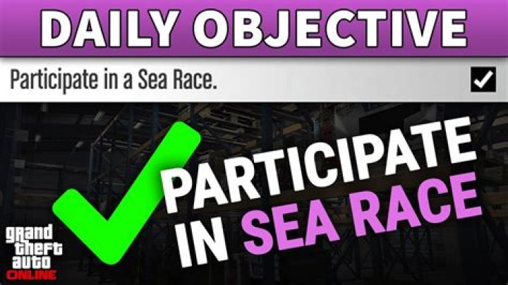 How to participate in a sea race gta online
