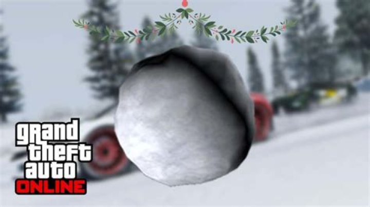 How to pick up snowballs in gta online