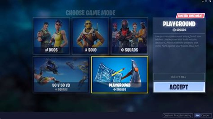 How to play fortnite playground mode