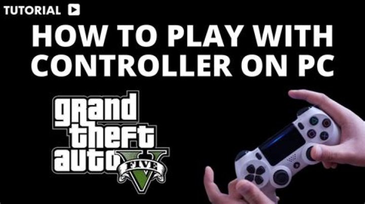 How to play gta 5 pc with ps4 controller