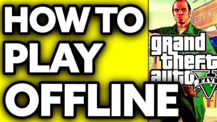 How to play gta offline