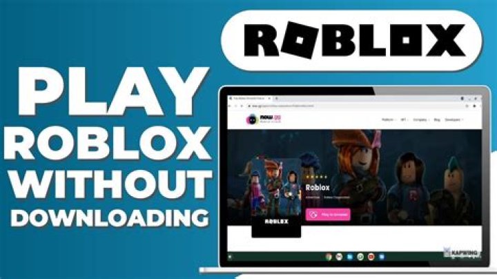 How to play roblox without download
