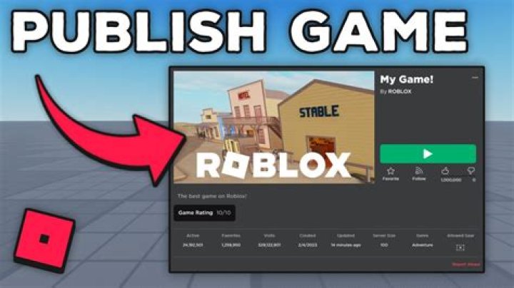How to publish roblox game