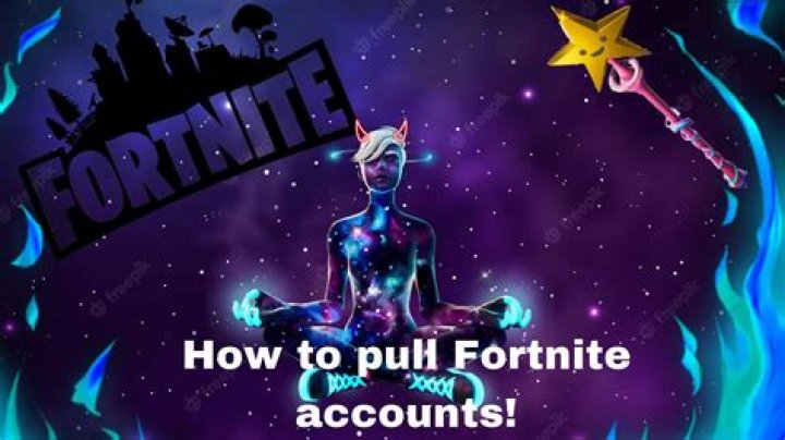 How to pull fortnite accounts