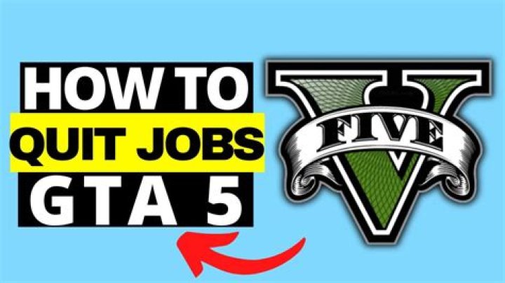 How to quit a job gta 5