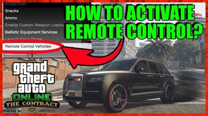 How to rc personal vehicle gta