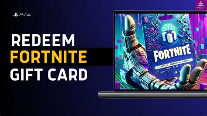 How to redeem fortnite card on ps4