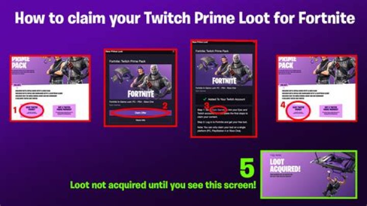 How to redeem twitch prime loot fortnite