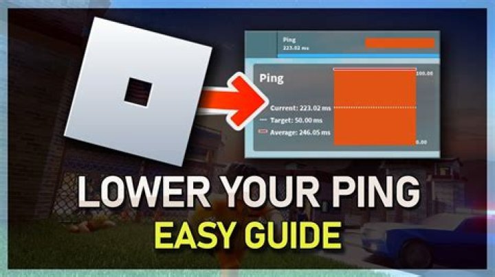 How to reduce ping on roblox