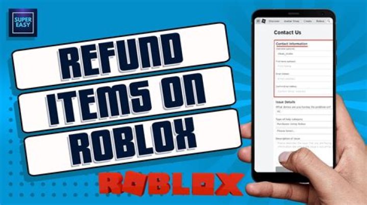 How to refund in roblox