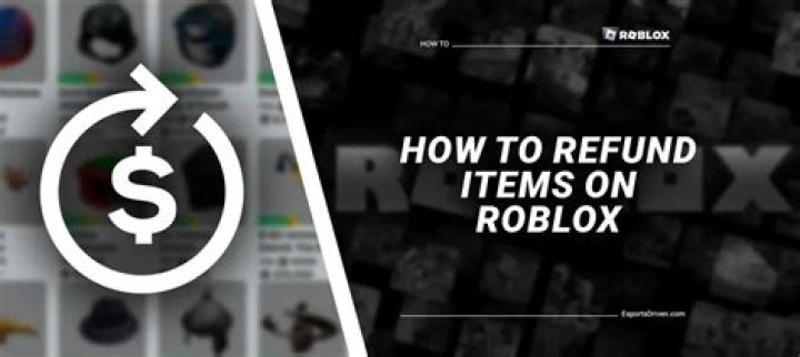 How to refund things on roblox