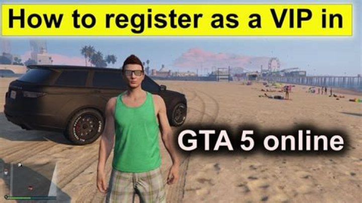 How to register vip gta 5
