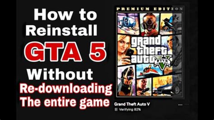 How to reinstall gta 5 pc