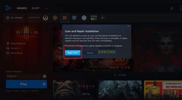 How to repair diablo 3