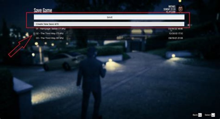 How to save your game in gta 5