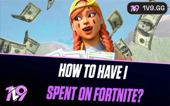 How to see money spent on fortnite