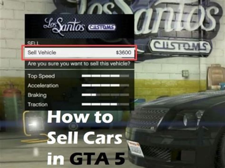 How to sell cars on gta 5