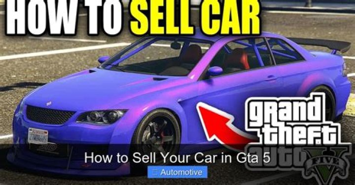 How to sell your car in gta