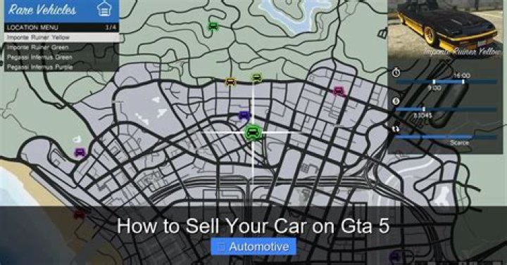 How to sell your car on gta 5