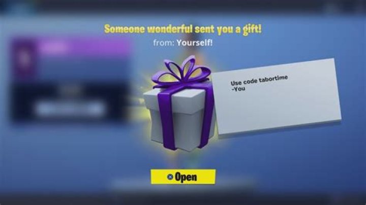 How to send gifts in fortnite