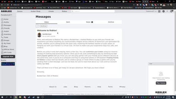 How to send messages on roblox