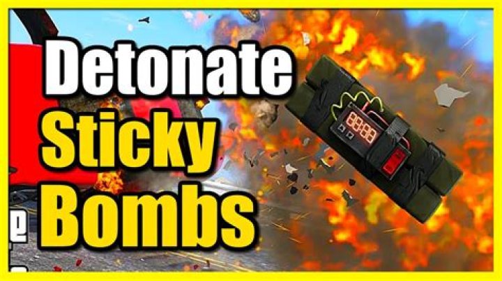 How to set off sticky bombs in gta 5
