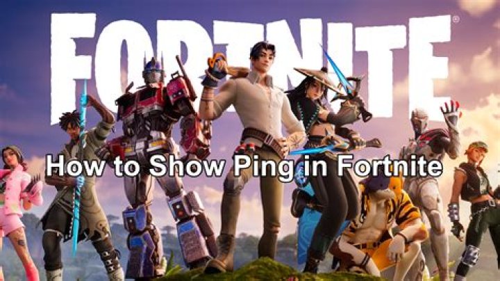 How to show your ping on fortnite