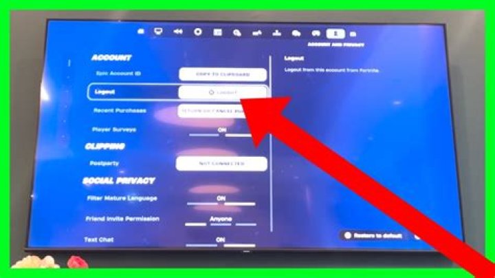 How to sign out of fortnite on ps5