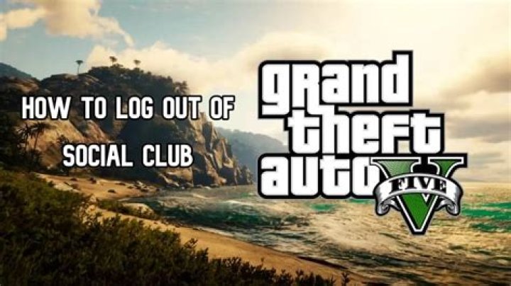 How to sign out of gta 5 social club pc