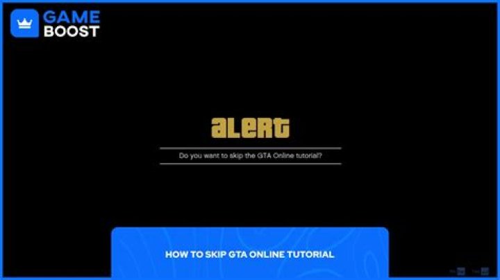 How to skip the tutorial in gta 5 online