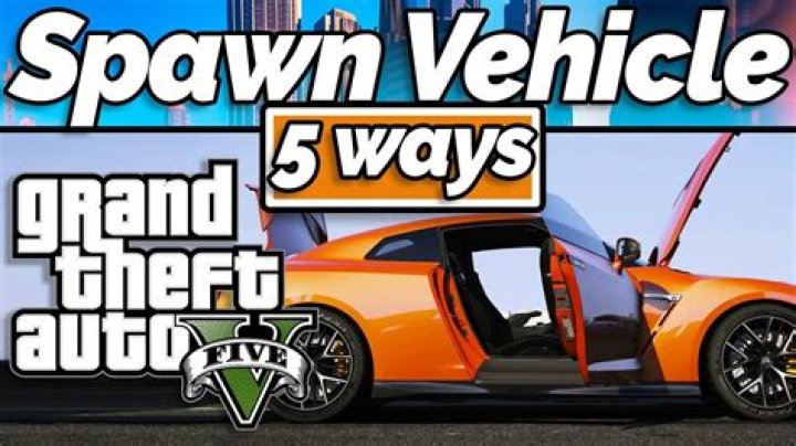 How to spawn your car in gta 5