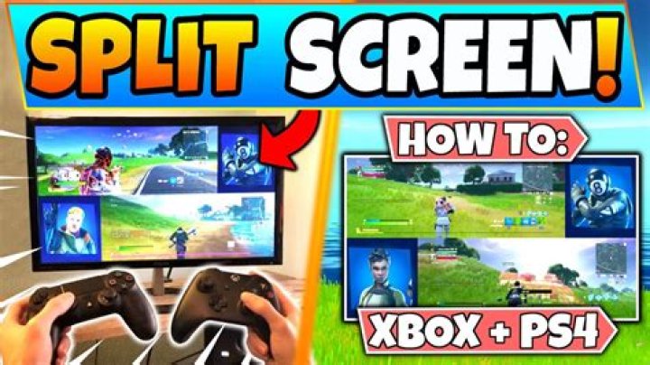 How to split screen on ps4 fortnite