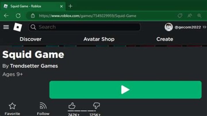 How to start squid game in roblox