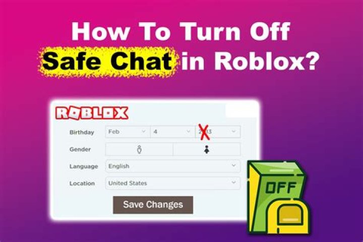 How to take safe chat off roblox