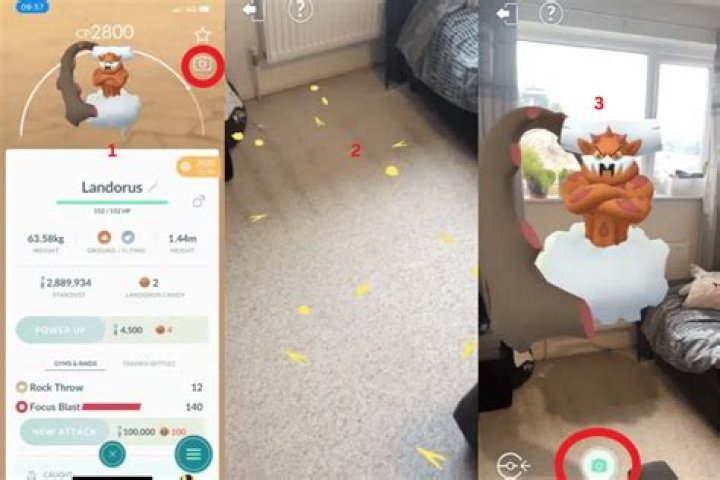 How to take snapshot of landorus pokemon go