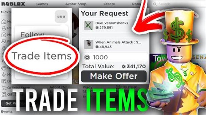 How to trade someone on roblox