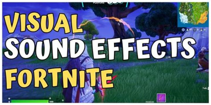 How to turn on fortnite sound visualizer