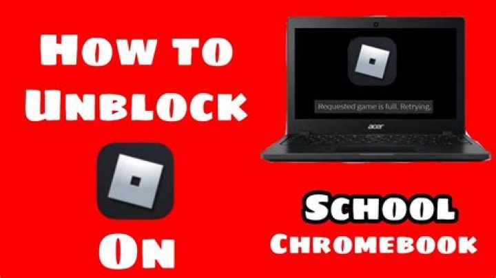 How to unblock roblox on a school chromebook