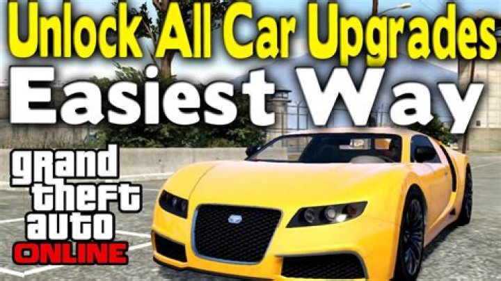 How to unlock all car upgrades in gta 5 story mode