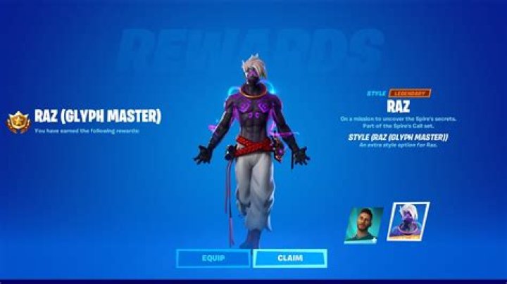 How to unlock raz glyph master fortnite