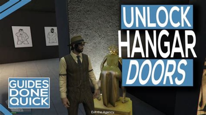 How to unlock the hangar doors in gta