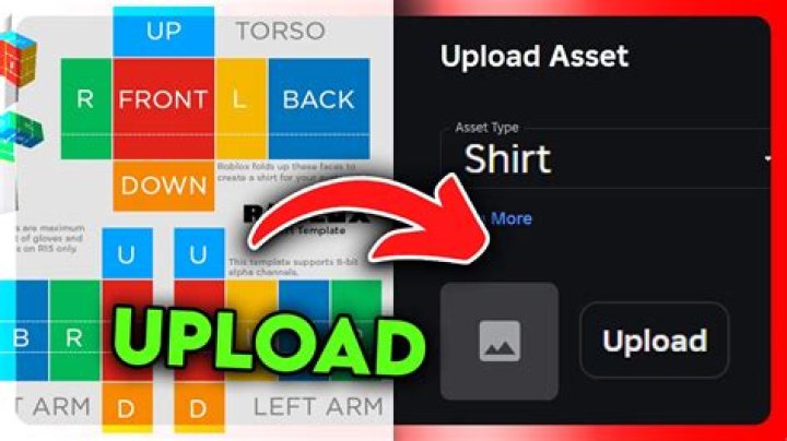 How to upload a shirt on roblox