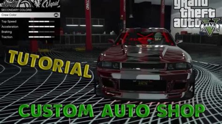 How to use custom auto shop gta 5