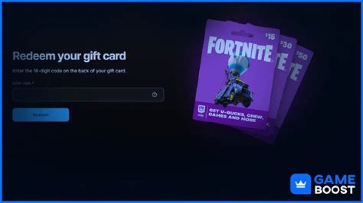 How to use fortnite gift card on ps4