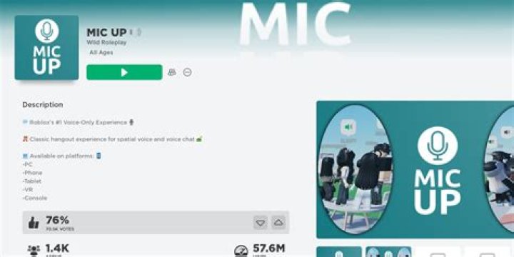 How to use mic in roblox